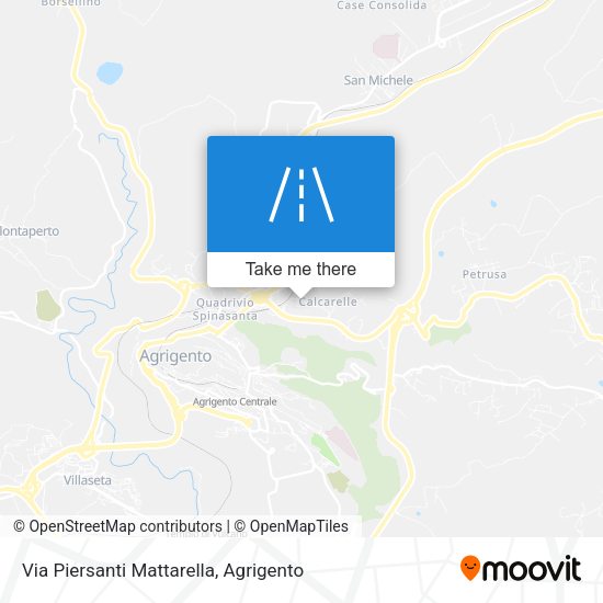 Via Piersanti Mattarella map