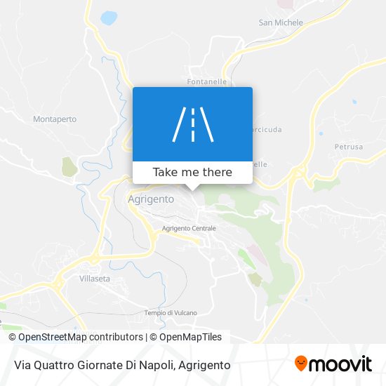 Via Quattro Giornate Di Napoli map