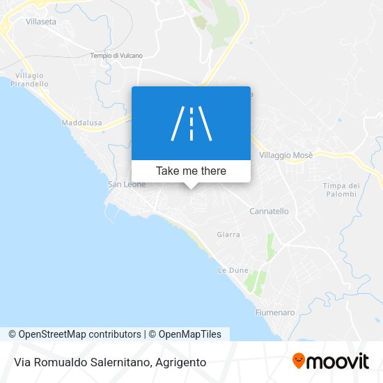 Via Romualdo Salernitano map