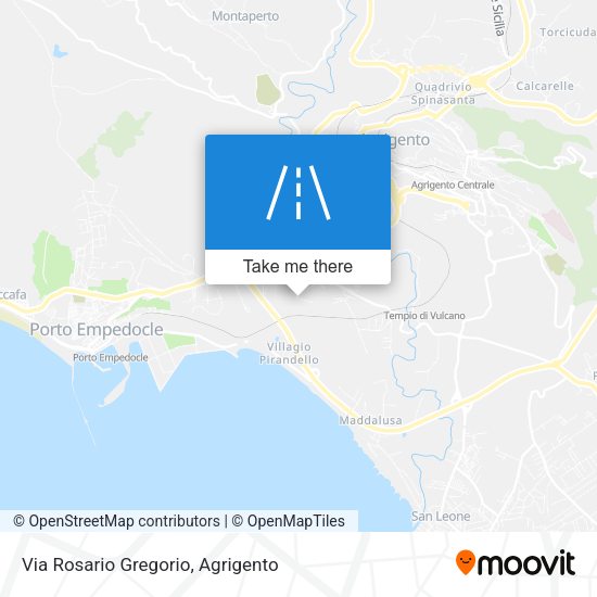 Via Rosario Gregorio map