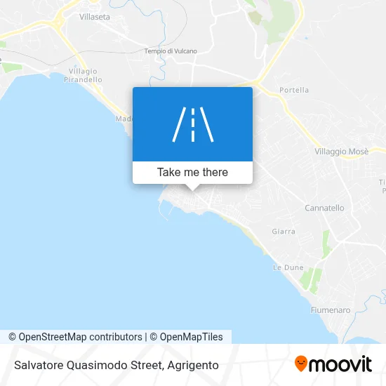 Salvatore Quasimodo Street map