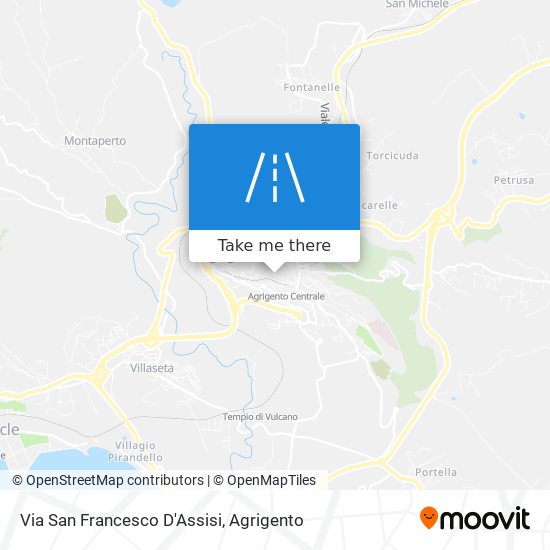 Via San Francesco D'Assisi map
