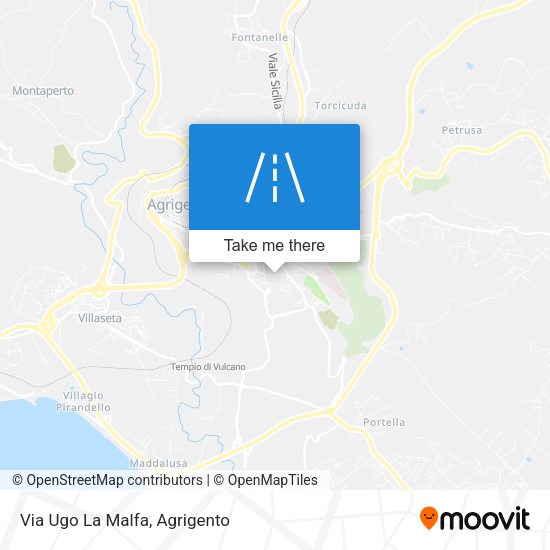 Via Ugo La Malfa map