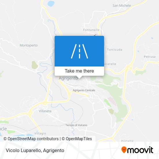 Vicolo Luparello map