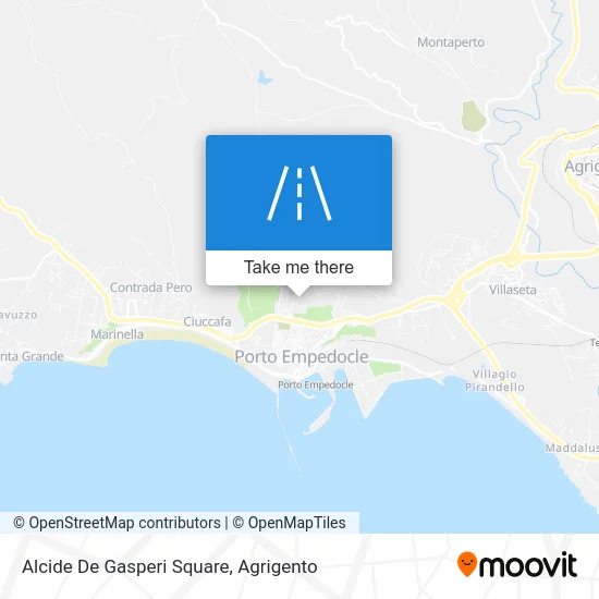 Alcide De Gasperi Square map