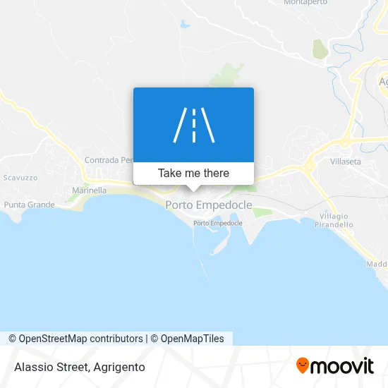 Alassio Street map