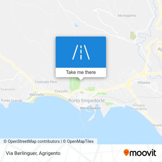 Via Berlinguer map