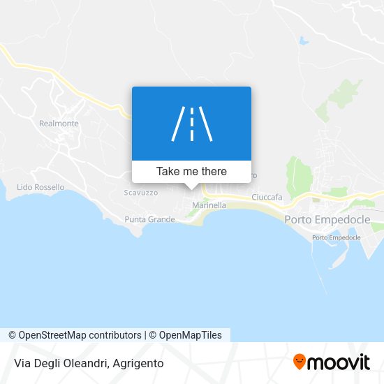Via Degli Oleandri map