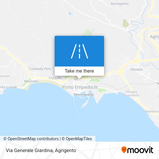 Via Generale Giardina map