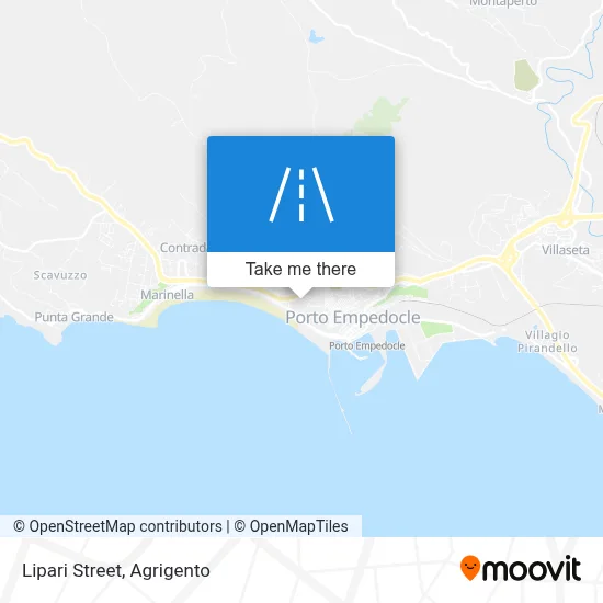 Lipari Street map