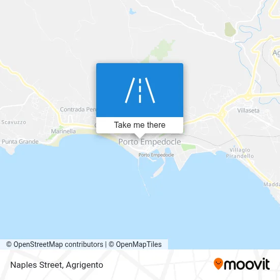 Naples Street map