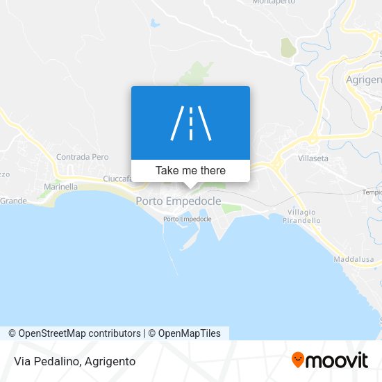 Via Pedalino map