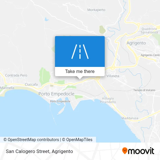 San Calogero Street map