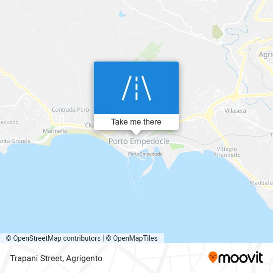 Trapani Street map