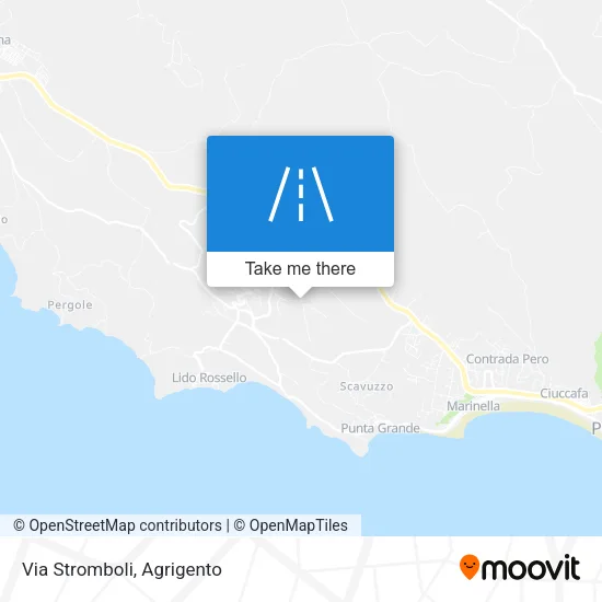 Via Stromboli map
