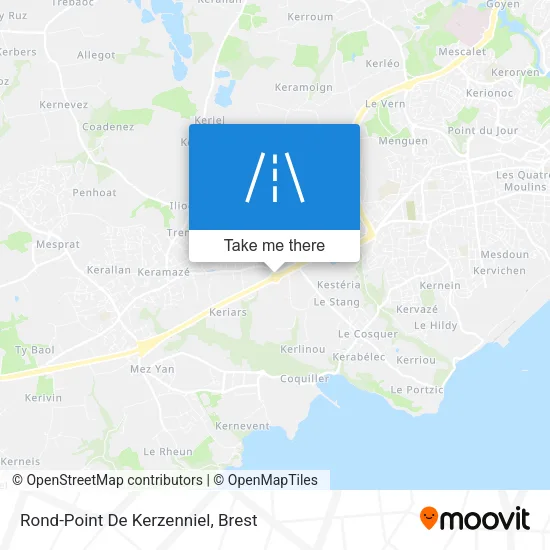 Rond-Point De Kerzenniel map