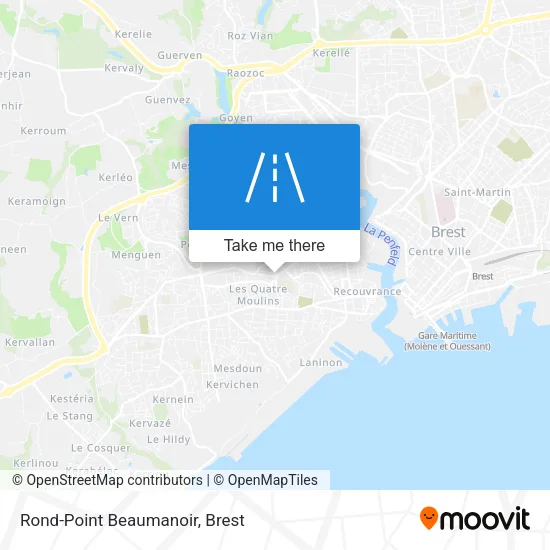 Rond-Point Beaumanoir map
