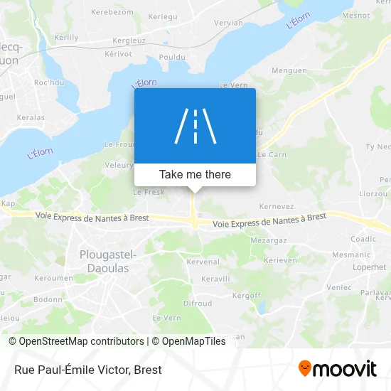 Rue Paul-Émile Victor map