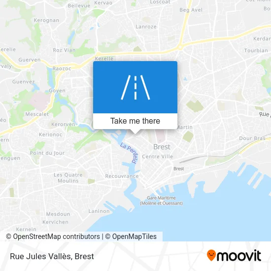 Rue Jules Vallès map