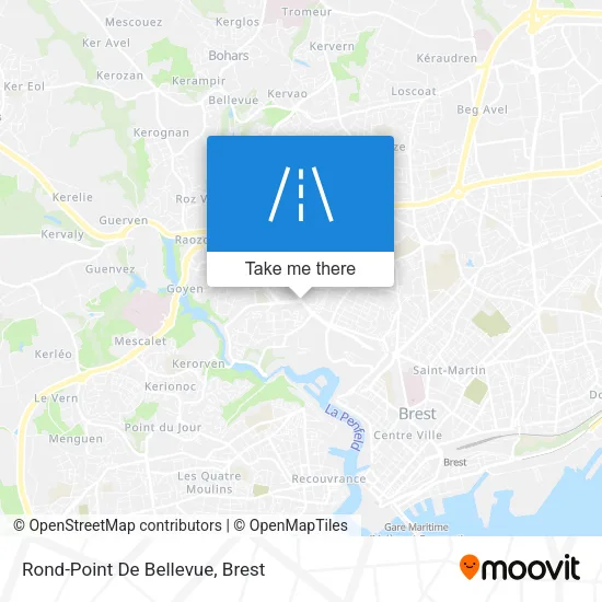 Rond-Point De Bellevue map