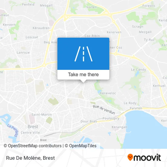 Rue De Molène map