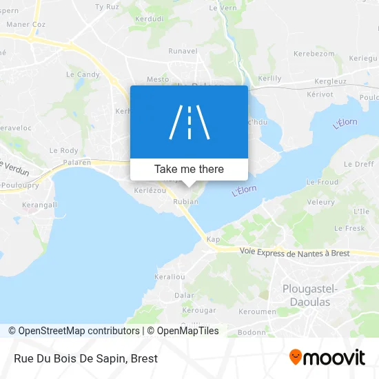 Rue Du Bois De Sapin map