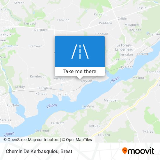 Mapa Chemin De Kerbasquiou