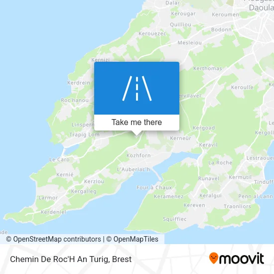 Chemin De Roc'H An Turig map