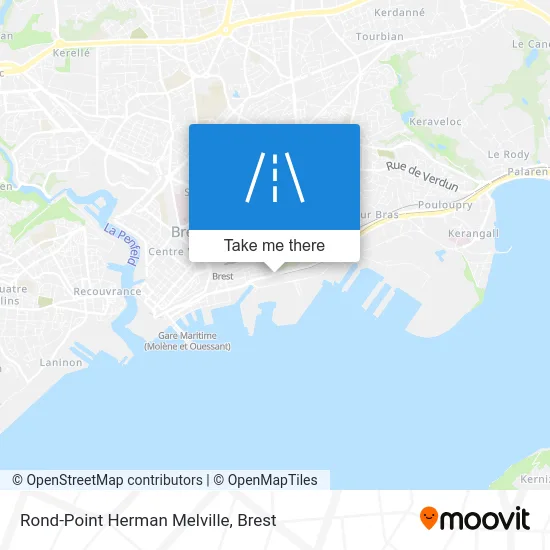 Rond-Point Herman Melville map