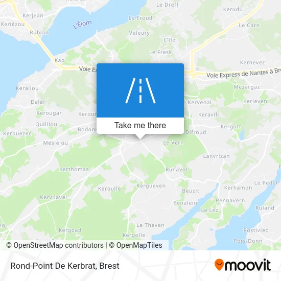 Rond-Point De Kerbrat map