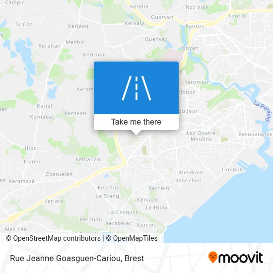Rue Jeanne Goasguen-Cariou map