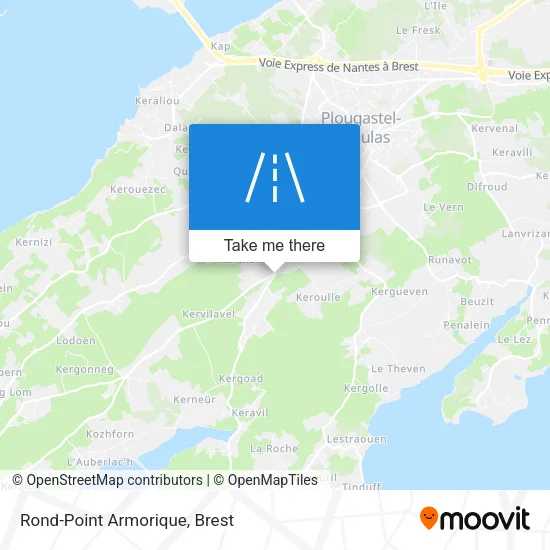 Rond-Point Armorique map
