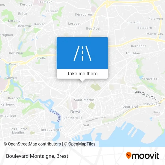Boulevard Montaigne map
