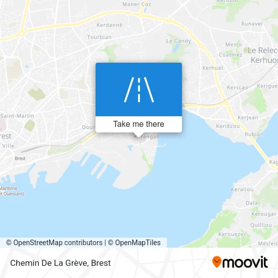 Chemin De La Grève map