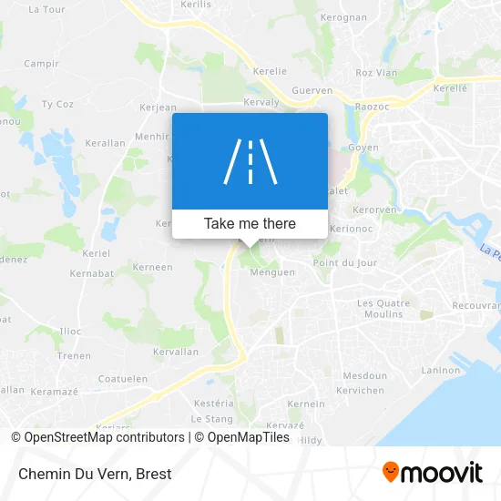 Chemin Du Vern map