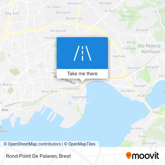 Rond-Point De Palaren map