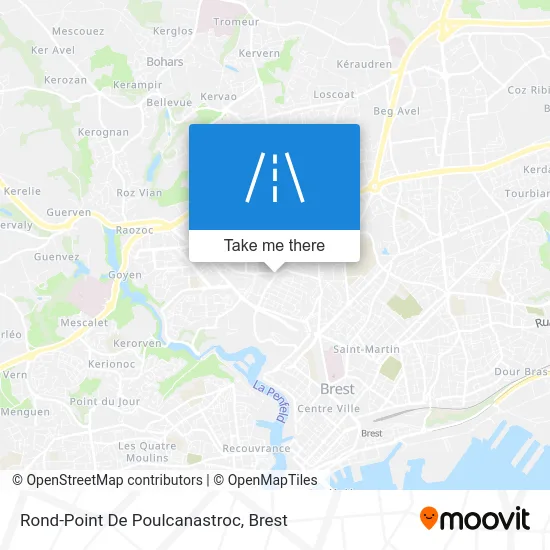 Rond-Point De Poulcanastroc map