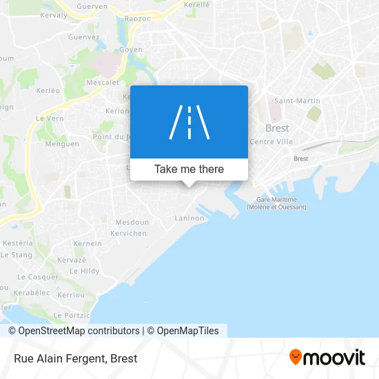 Rue Alain Fergent map