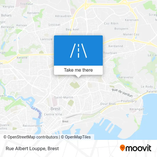 Rue Albert Louppe map