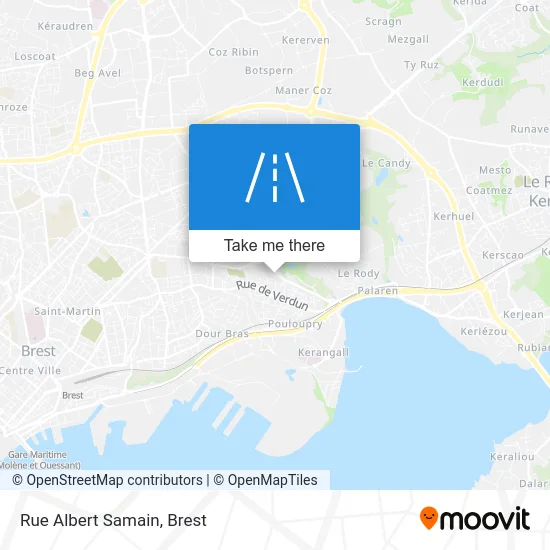 Rue Albert Samain map