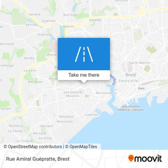 Rue Amiral Guépratte map