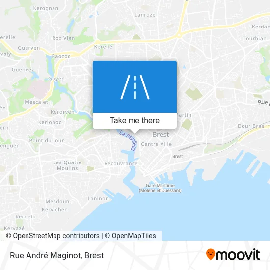 Rue André Maginot map