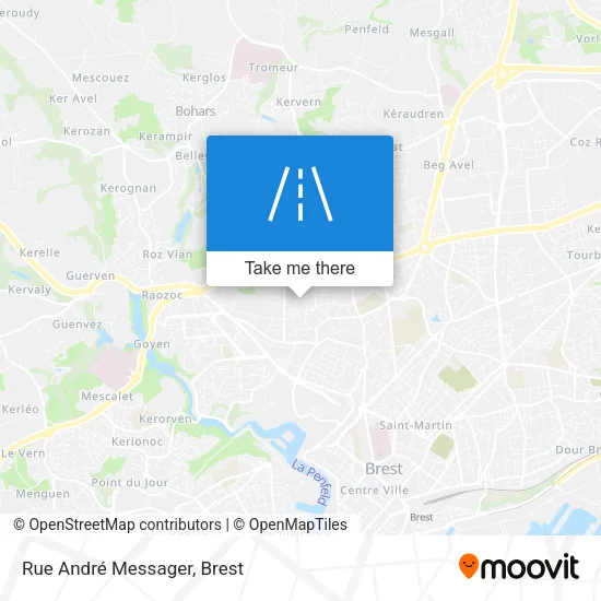 Rue André Messager map