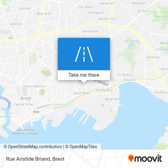 Rue Aristide Briand map