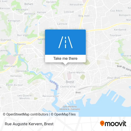 Rue Auguste Kervern map