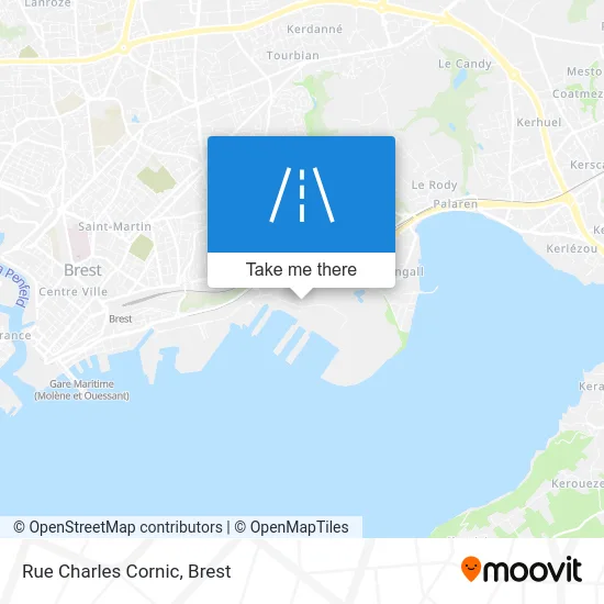 Rue Charles Cornic map