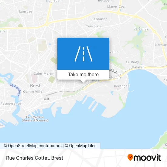 Rue Charles Cottet map