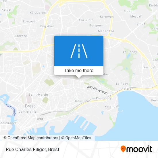 Rue Charles Filiger map
