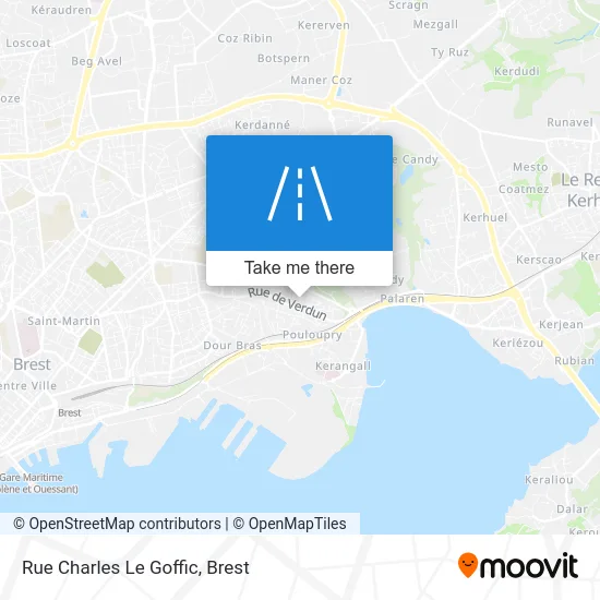 Rue Charles Le Goffic map