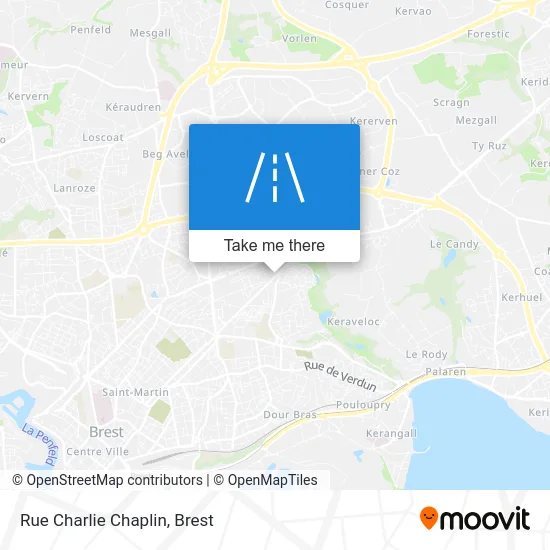 Rue Charlie Chaplin map